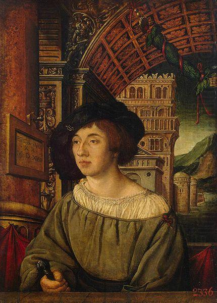 Ambrosius Holbein Portrait of a Young Man oil painting picture
